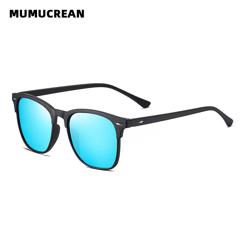 MIRO™ New Polarized Sunglasses, Classic Retro Men Sunglasses, Outdoor Sunglasses, UV400 Plastic Square Trending Shades Eyewear