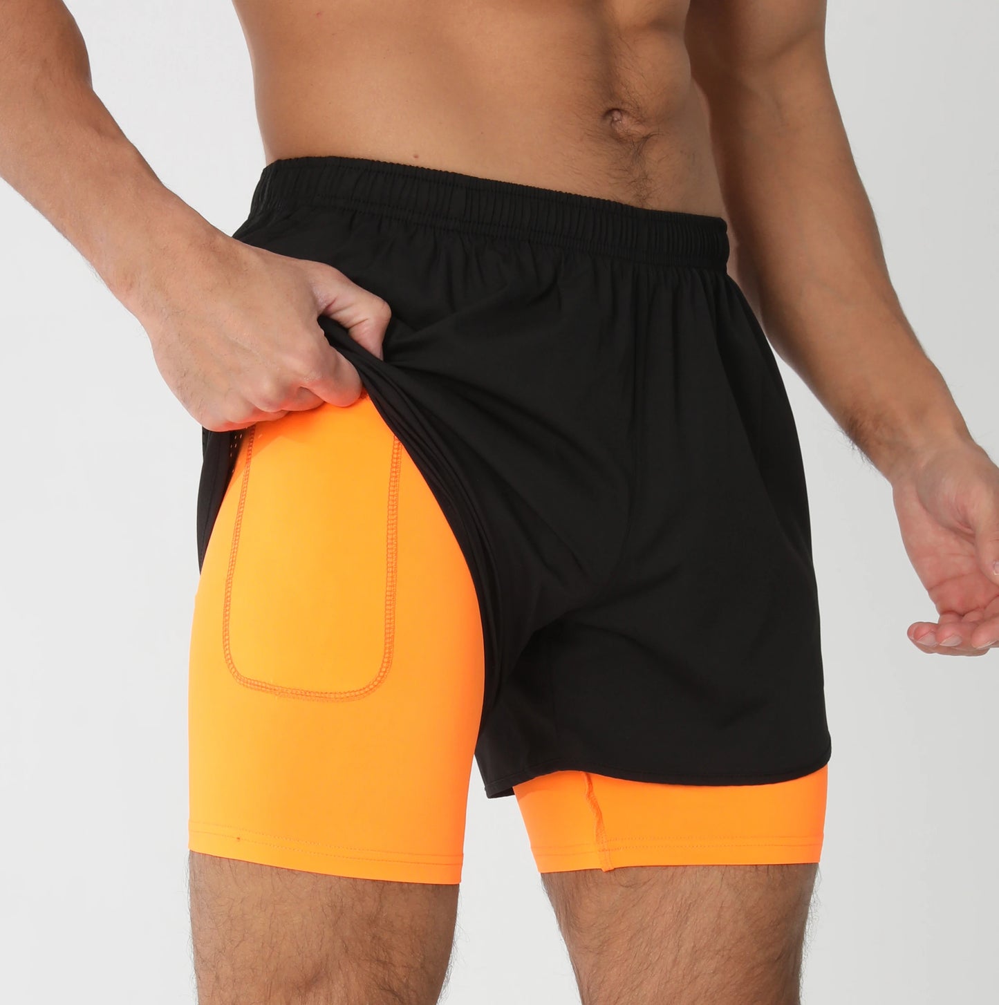 CLASS™️Gym Shorts Men Running Shorts with Liner Pockets Towel Loop Quick Dry Lightweight Workout Men's Breathable Athletic Sport Shorts