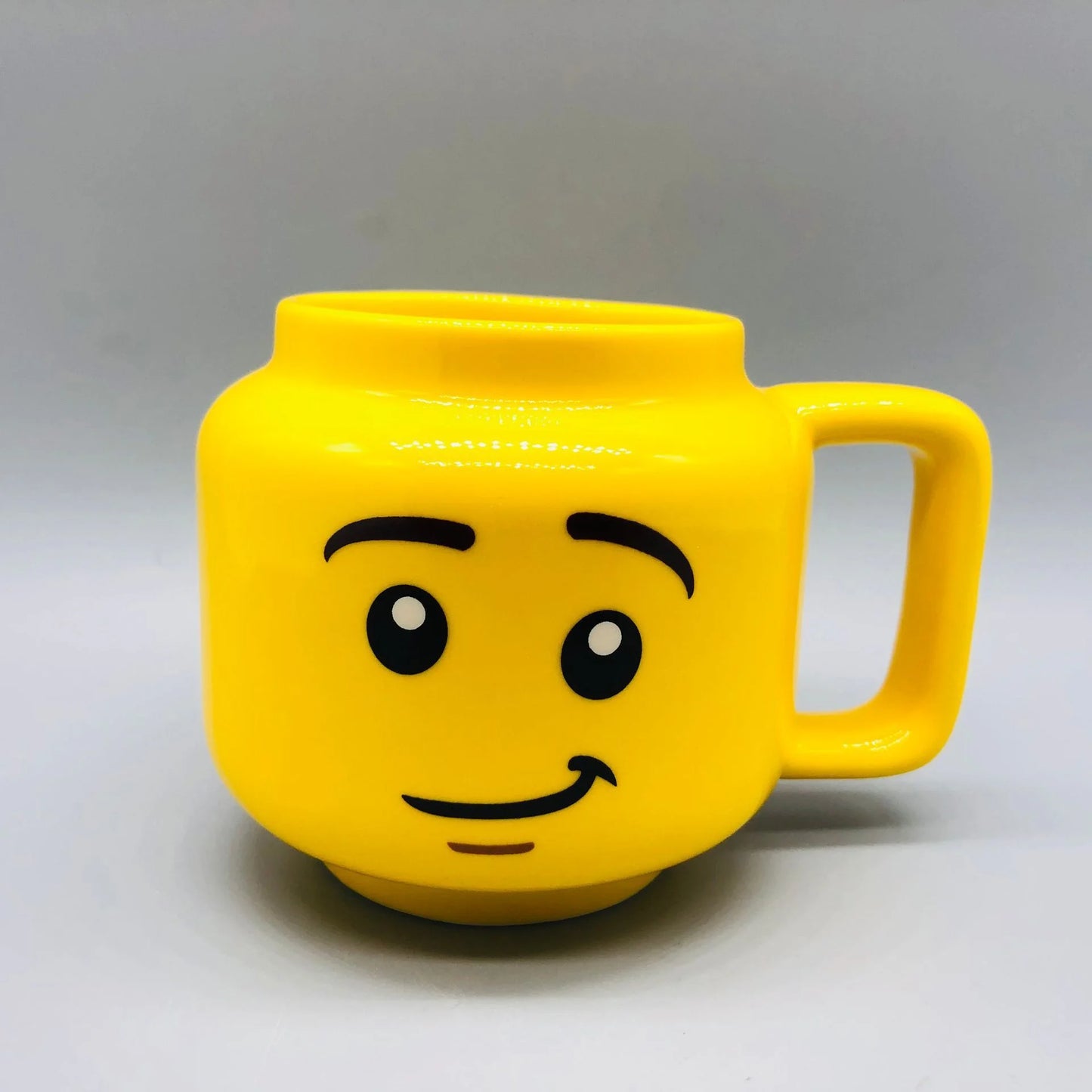 SIPSI LEGO™ Ceramic Mug, White Skeleton, Silly boy, iconic boy, happy boy, winking Girl
