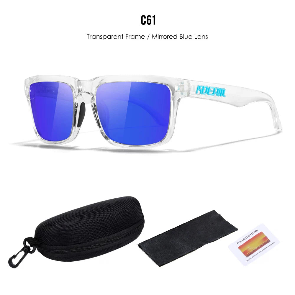 2025 KDEAM™️ Polarized Sunglasses for Men Women Fashion Unisex Brand Trendy Outdoor Eyewear for Couple Mirror red lens