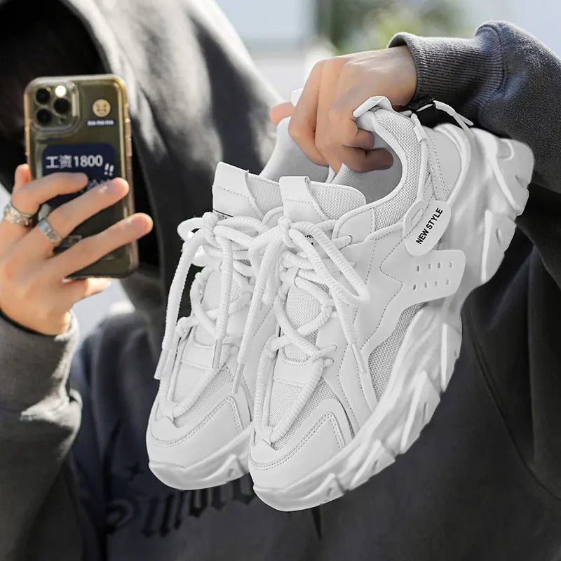 LETCOMFIT™| Men's Breathable Thick Soled Casual Shoes, Outdoor Sneakers for Running, Can Use During all Seasons