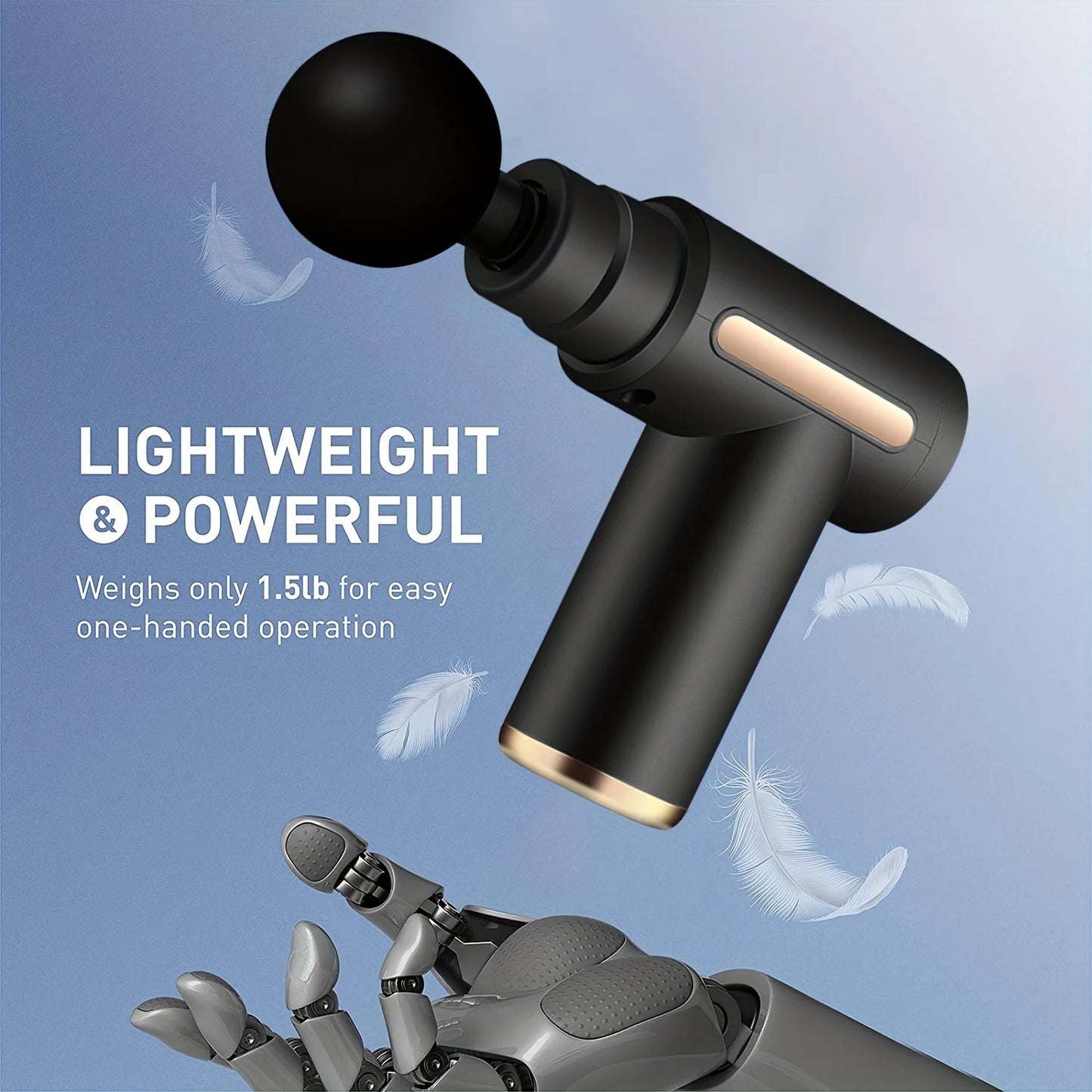 FODRK™ | Electrical Massage Gun, for Body, Neck, Back, Shoulder, etc. Deep Tissue Muscle Relaxation Fitness Tool