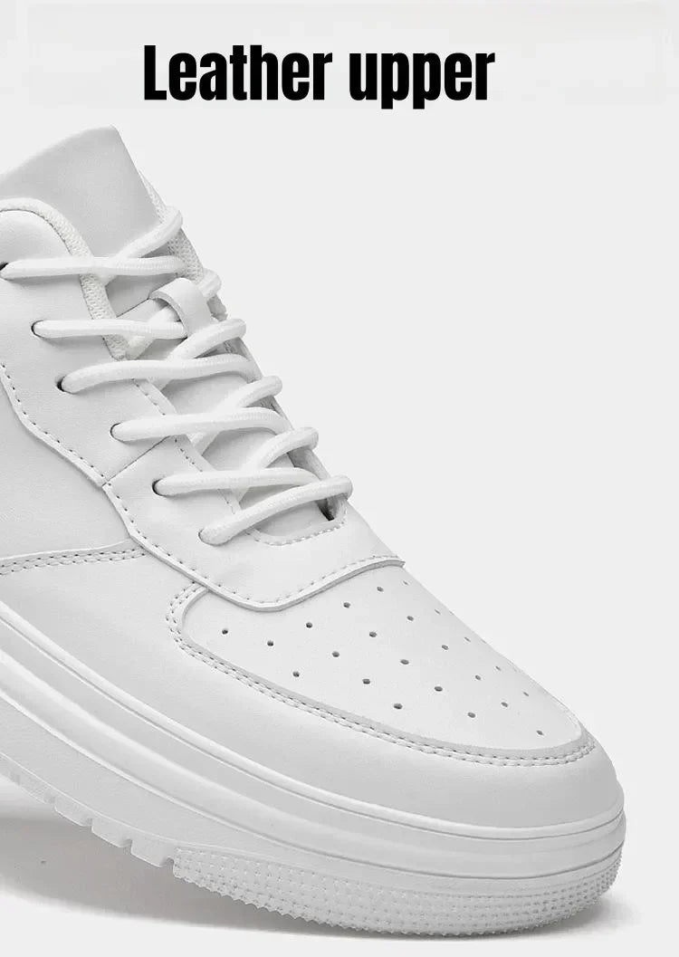 SHOIGHT™ | NEW Height Increasing Shoes for Men, 10cm, Invisible White Elevator Sneakers Perfect if You're Trying to Increase in Height