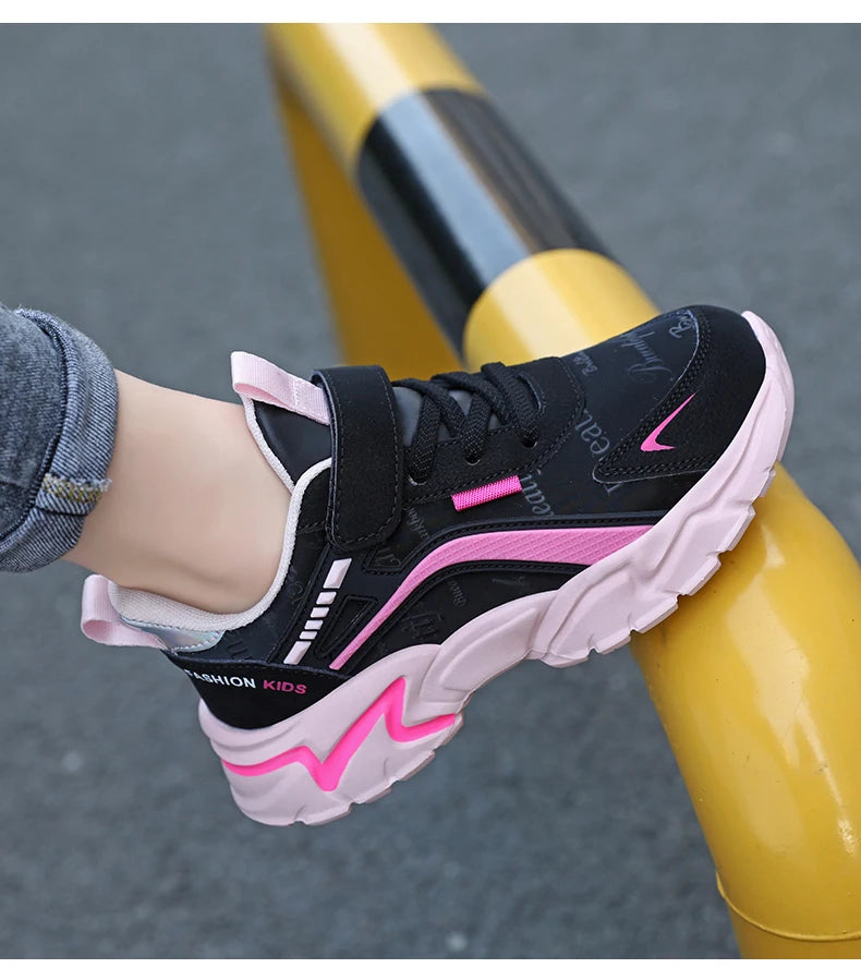 RIGHT STEPS™️ Kids Casual Boys/GIRLS Shoes Soft Sole Kids Shoes Non-Slip Sneakers Shoes Outdoor Student's Children Pink Girls Sport Walking Footwear
