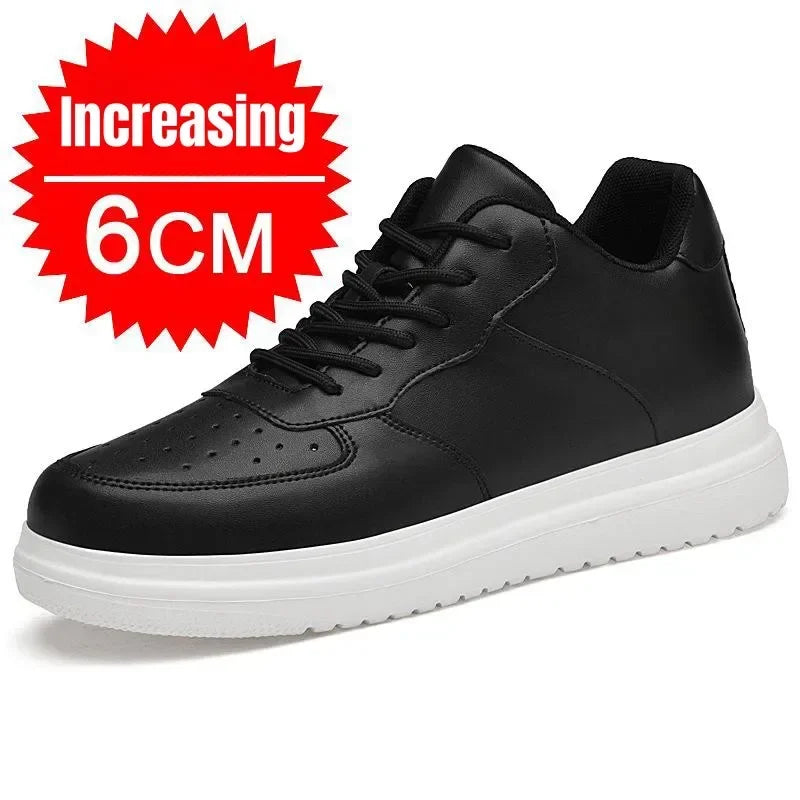 SHOIGHT™ | NEW Height Increasing Shoes for Men, 10cm, Invisible White Elevator Sneakers Perfect if You're Trying to Increase in Height