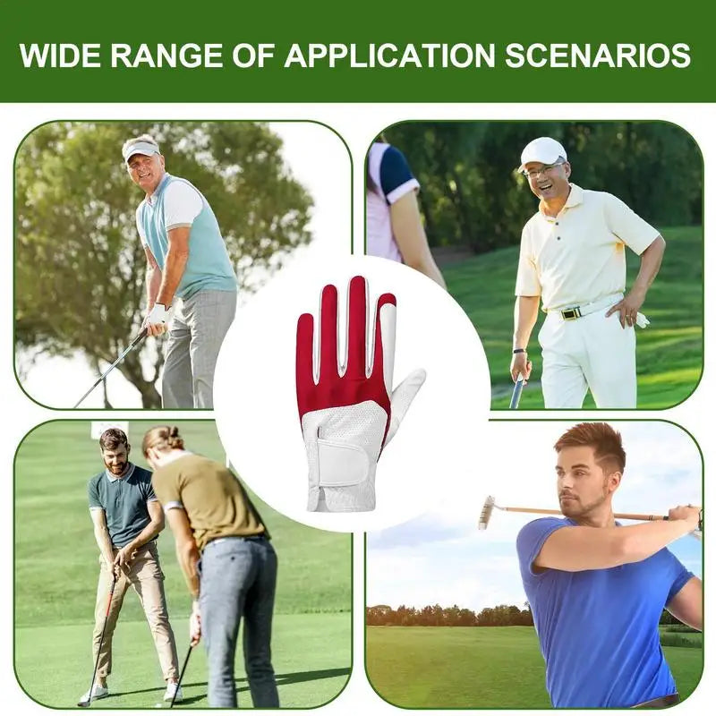 IRON HANDS™ Breathable Golf Mitten Long-Lasting Golf Gloves Adjustable Closure Mitten For Ultimate Grip Sweat-Free Comfort Gloves For Left