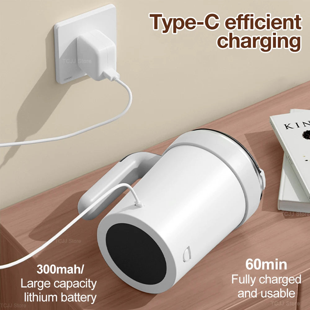 HUG IN A MUG™ |Automatic Stirring Cup, Rechargeable, Magnetic Mixer, Stainless Steel Coffee Mug