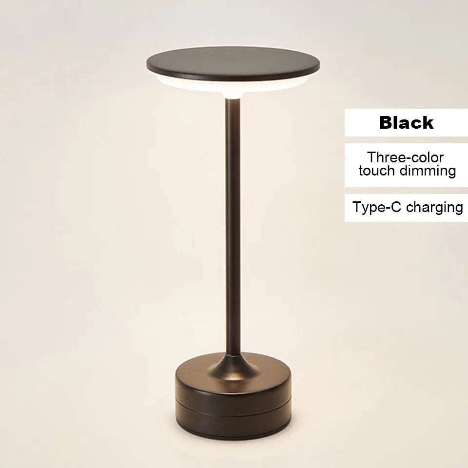 FEIE™ |LED Table Lamp, Touch Sensor Night Light, USB, Rechargeable Portable Bedroom Night Light, Wireless Reading Lamp