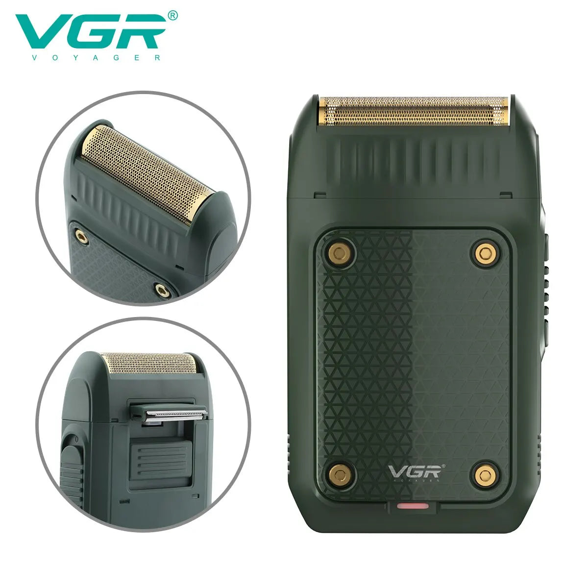 VGR Cut Shaver™ professional Razor Electric Shaving Machine Portable Beard Trimmer Rechargeable Razor Mini Shaver for Men V-353