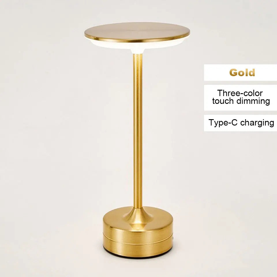 FEIE™ |LED Table Lamp, Touch Sensor Night Light, USB, Rechargeable Portable Bedroom Night Light, Wireless Reading Lamp