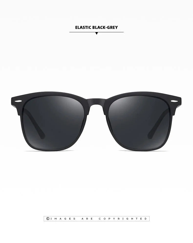 MIRO™ New Polarized Sunglasses, Classic Retro Men Sunglasses, Outdoor Sunglasses, UV400 Plastic Square Trending Shades Eyewear