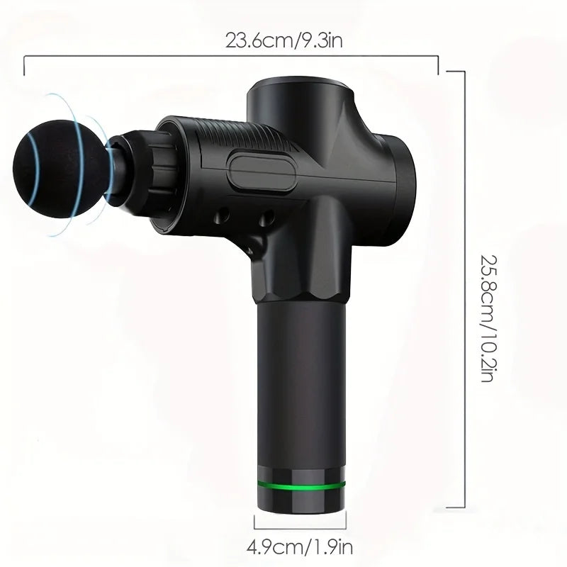 FODRK™ | Electrical Massage Gun, for Body, Neck, Back, Shoulder, etc. Deep Tissue Muscle Relaxation Fitness Tool