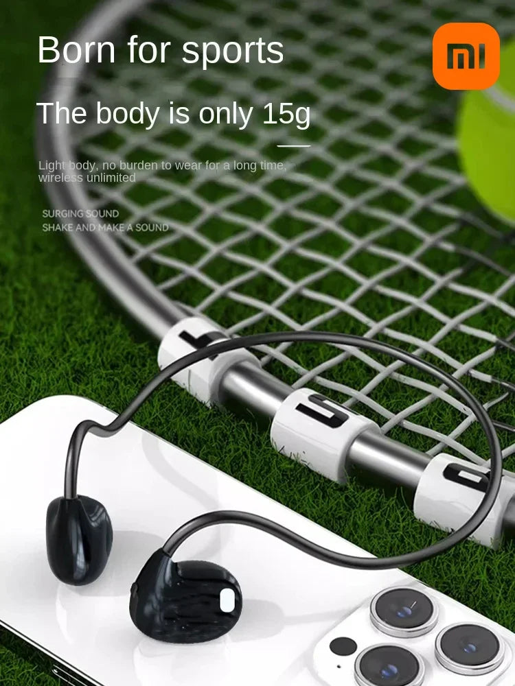 NIGHT NOTE™ HEADPHONES Wireless Bluetooth 5.3 Headphones   Stereo Earbuds Bone Conduction Neckband Earphones Sports Over Ear Headset with Mic