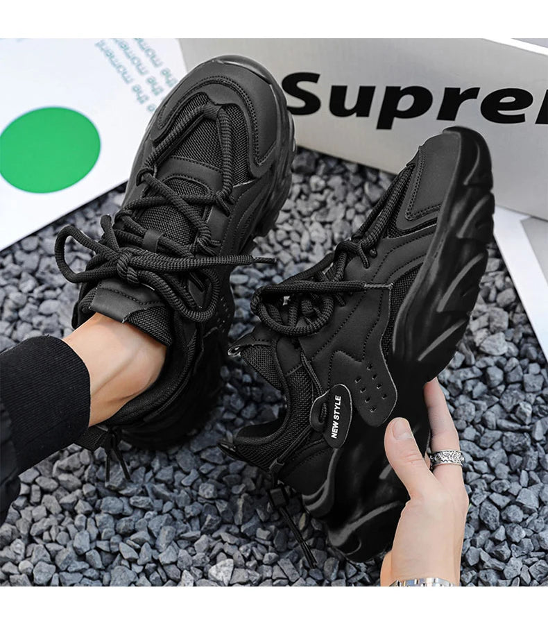 LETCOMFIT™| Men's Breathable Thick Soled Casual Shoes, Outdoor Sneakers for Running, Can Use During all Seasons