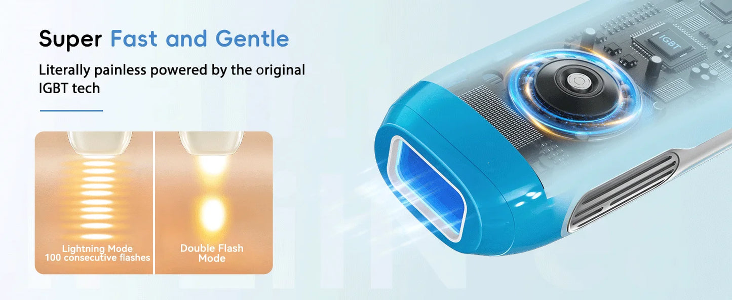 TOTMIZBY ™️Laser Hair Removal Epilator Painless for Women and MEN IPL Hair Removal Home Hair Removal Beauty Device Facial Body Bikini Permanent