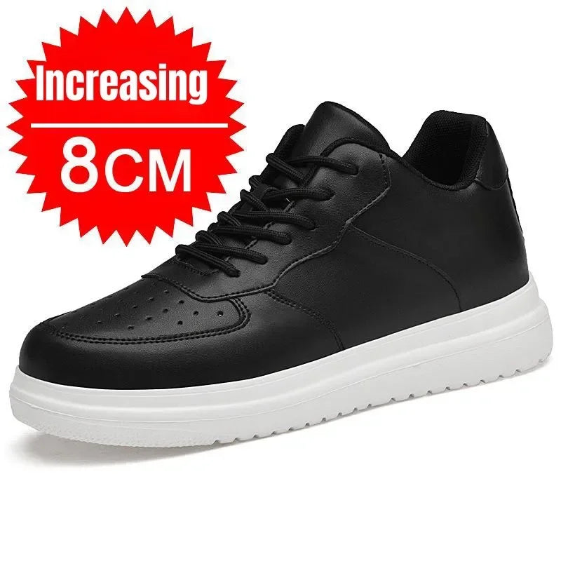 SHOIGHT™ | NEW Height Increasing Shoes for Men, 10cm, Invisible White Elevator Sneakers Perfect if You're Trying to Increase in Height