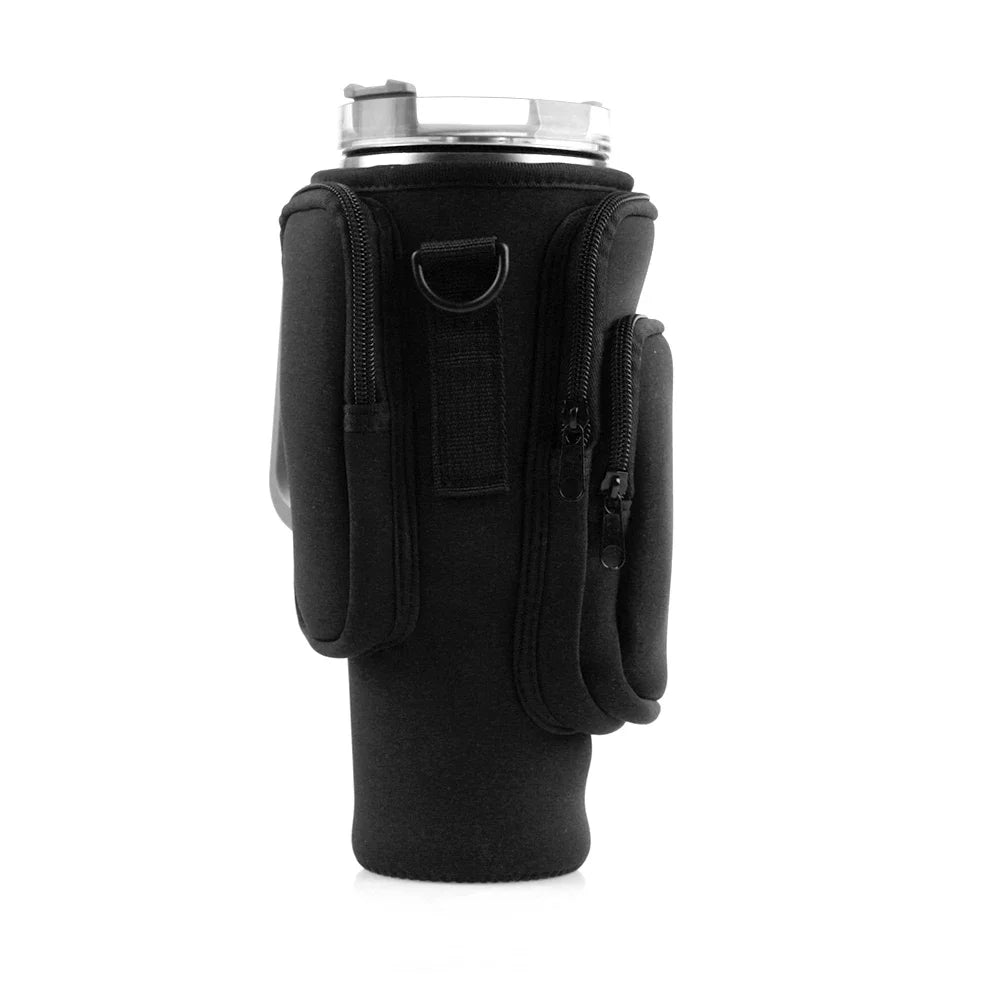 GUZZEL™ 30oz 40oz Insulated Water Bottle Cover for Stanley Cup with Pouch Adjustable Shoulder Strap Anti-fall Non-slip Washable Sleeve