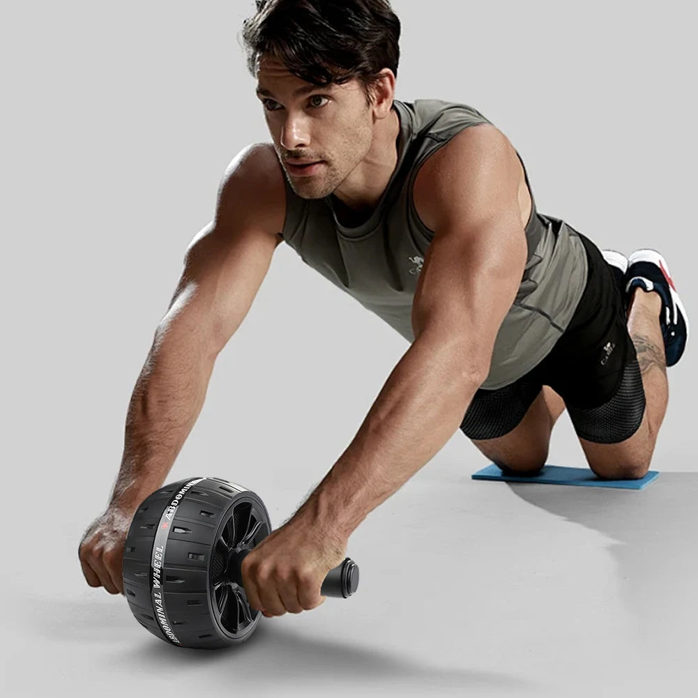 ABEX™AB Roller Slide ABS Exercise, Abs Workout Wheel Roller Home Non-Slip Training Equipment No Noise Gym Strength Workouts ABS Roller