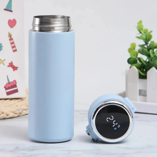 ROYALA™ Smart Mug, Temperature Display Thermos Cup Cute Vacuum Flasks Thermos Water Bottle Coffee Mug Stainless Steel Portable Thermos 420ml