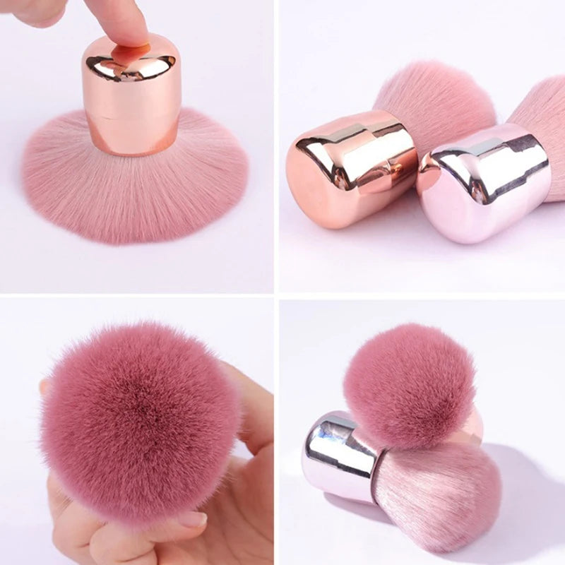 Cute Little Brush™1PCS Professionals Nails Art Mushroom Brush Round Paint Gel Dust Cleaning Make Up Brush Manicure Accessories equipment Tools