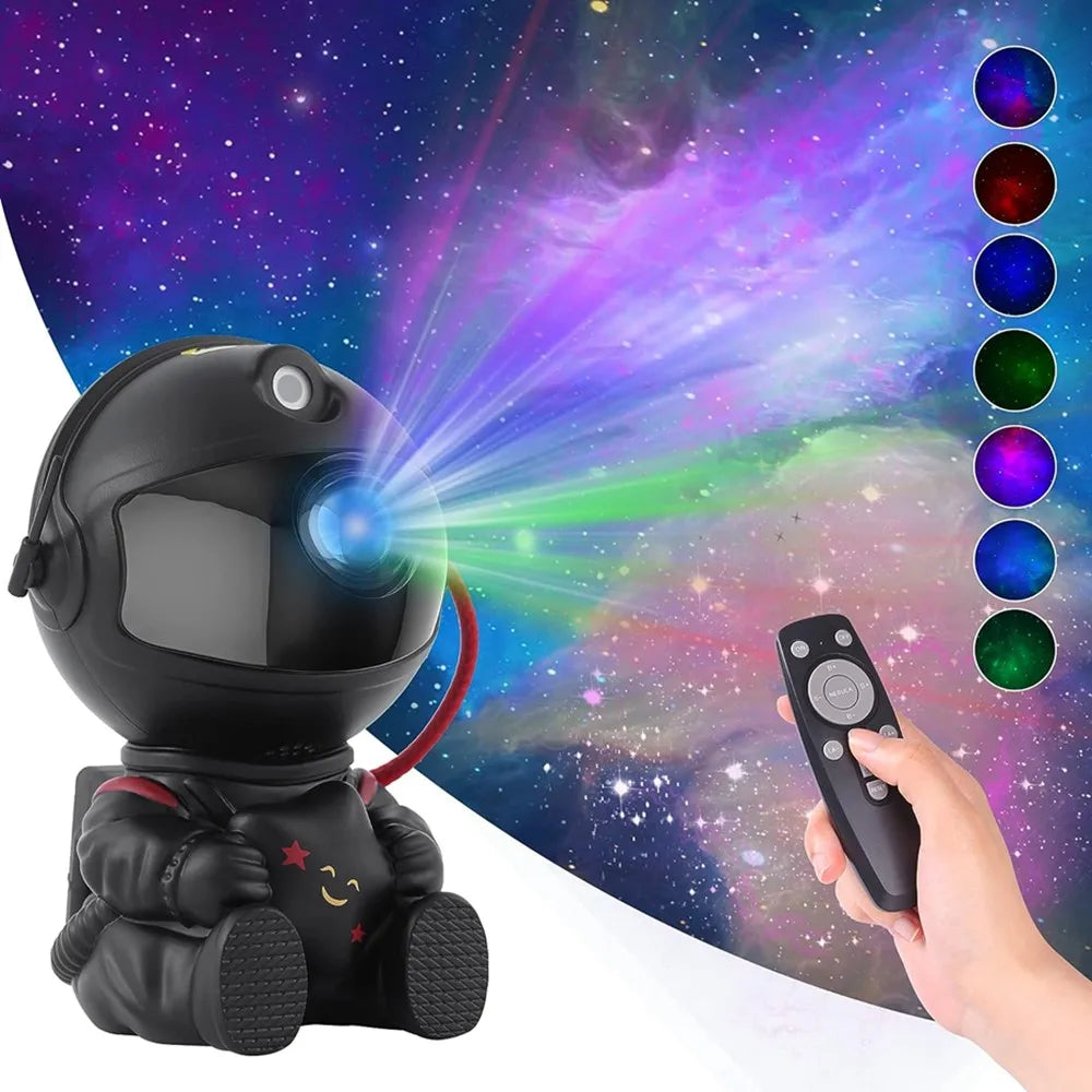 Shine™ Star Projector Galaxy Night Light Astronaut Space Projector Starry Nebula Ceiling LED Lamp for Bedroom Home Decorative kids gift