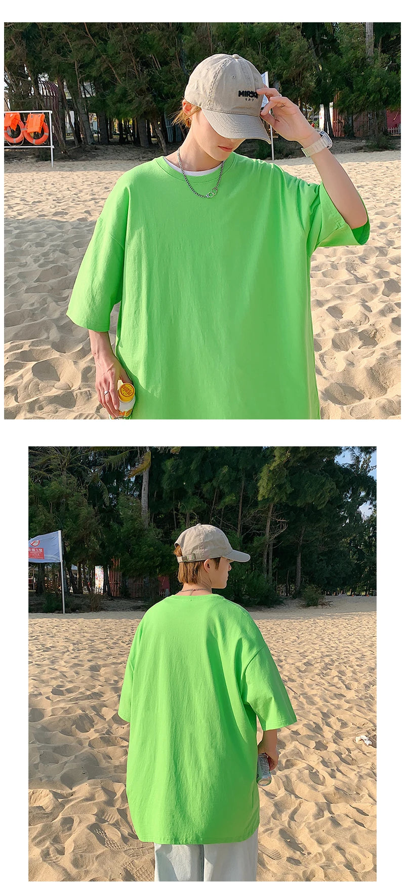URBANEDGE™ Oversized Summer Short Sleeve Men's T Shirt New Fashion Solid Color Loose Fit O-Neck Casual Cotton Top Hip Hop Streetwear Baggy Tees Plus Size 5XL