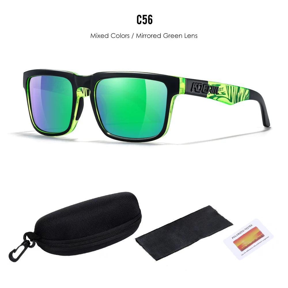 2025 KDEAM™️ Polarized Sunglasses for Men Women Fashion Unisex Brand Trendy Outdoor Eyewear for Couple Mirror red lens