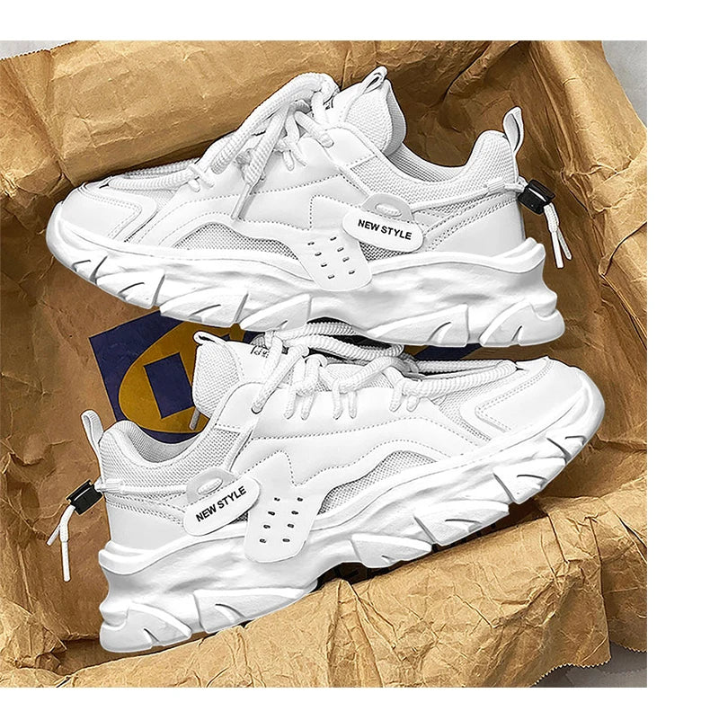 LETCOMFIT™| Men's Breathable Thick Soled Casual Shoes, Outdoor Sneakers for Running, Can Use During all Seasons