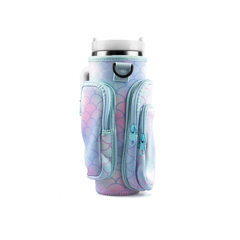 GUZZEL™ 30oz 40oz Insulated Water Bottle Cover for Stanley Cup with Pouch Adjustable Shoulder Strap Anti-fall Non-slip Washable Sleeve