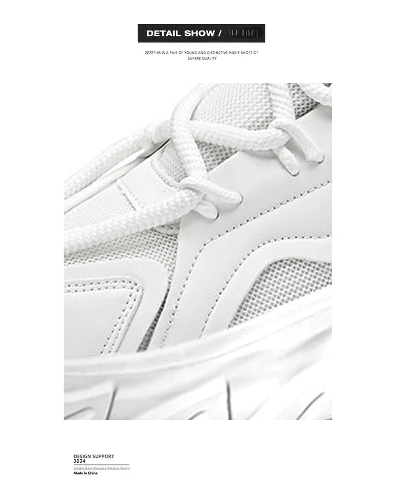 LETCOMFIT™| Men's Breathable Thick Soled Casual Shoes, Outdoor Sneakers for Running, Can Use During all Seasons
