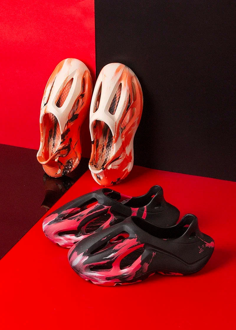 FLIPFLOP ™️Summe Men Women Slippers Camouflage Platform Outdoor Clogs Shoe Beach Sandals Male Soft EVA Indoor Home Slides Lover Flip Flops