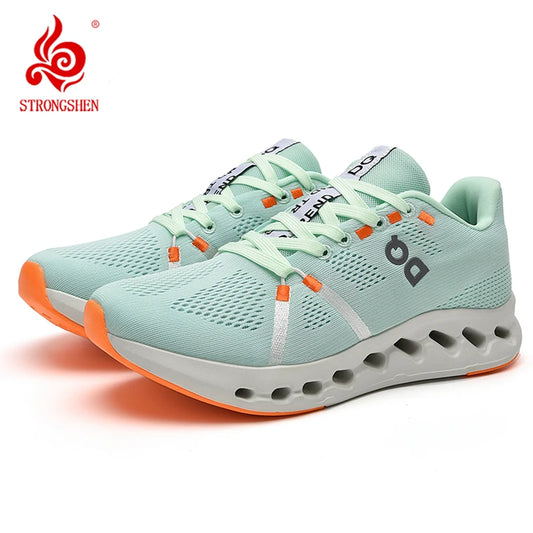 STRONGSHEN™️ Lightweight Men Sneakers Outdoor Running Sports Shoes for Men Comfortable Breathable Mesh Athletic Training Gym Shoes