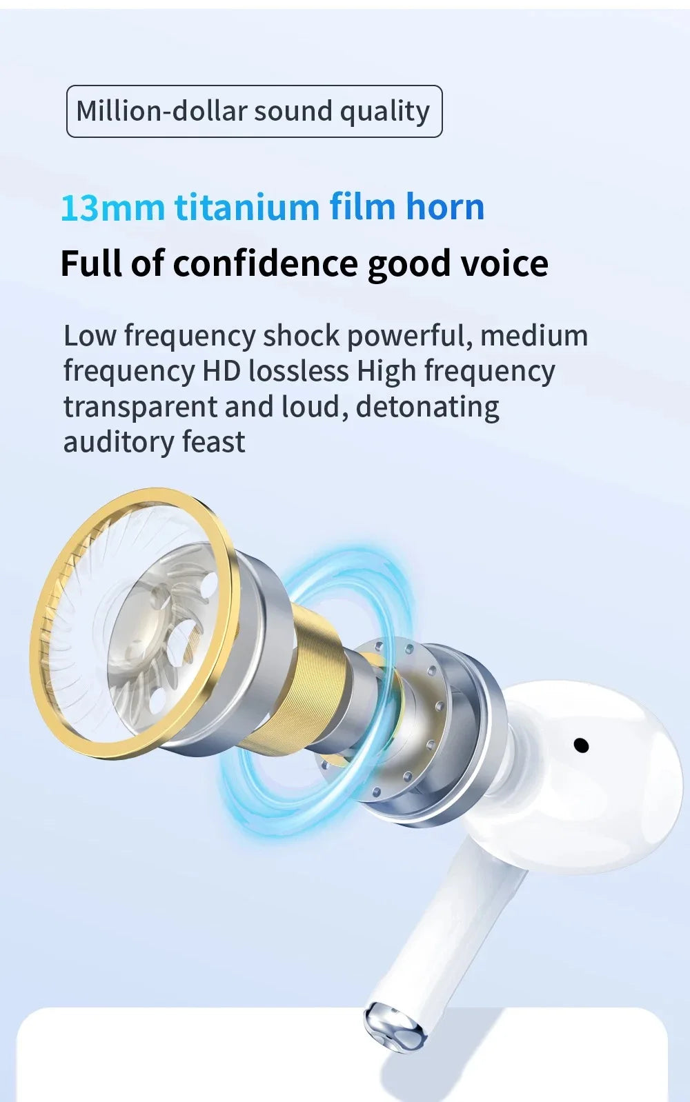 SCELTECH™ |Bluetooth 5.3 Wireless Noise-Cancelling Air buds Perfect for Music, Gaming, etc.