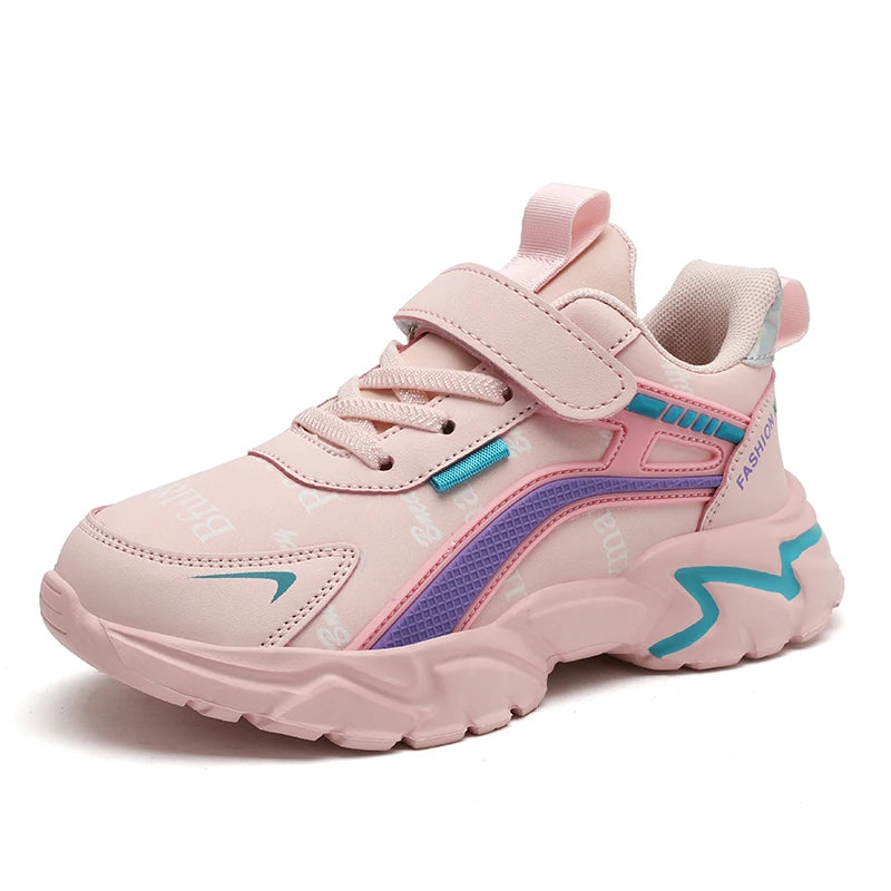 RIGHT STEPS™️ Kids Casual Boys/GIRLS Shoes Soft Sole Kids Shoes Non-Slip Sneakers Shoes Outdoor Student's Children Pink Girls Sport Walking Footwear