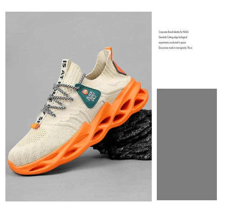 FOOTWEAR ™️Men's Sneakers Shoes for Men Autumn High Elastic Tenis Breathable Male Casual Sports Fitness Running Shoes Footwear