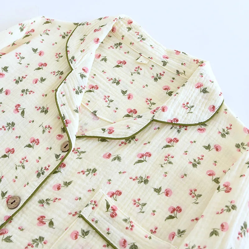 Relax in Style™️ – 100% Cotton Pajama Set for Ultimate Comfort 2025 Spring and Autumn