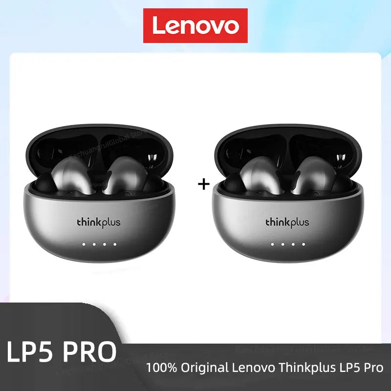 THINKPLUS™ LP5 PRO | Wireless Bluetooth 5.4 TWS Earbuds – High Fidelity Sound, Gaming & Sports Headset with Mic, Long Battery Life (2025)