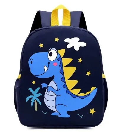 Cartoon ™ Cute Dinosaur/Mermaid Printed Schoolbags Trendy Waterproof Kindergarten Primary School Bookbag Student Backpack
