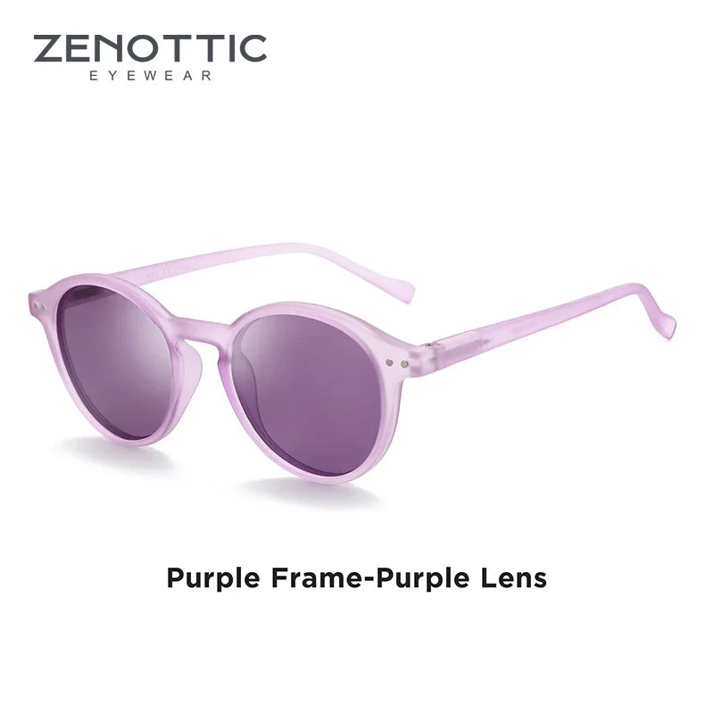 ZENOTTIC ™️ (S Size) Retro Circular Polarized Sunglasses 2025 Men/ Women Vintage Small Round Sunglasses UV400 Goggles Shades