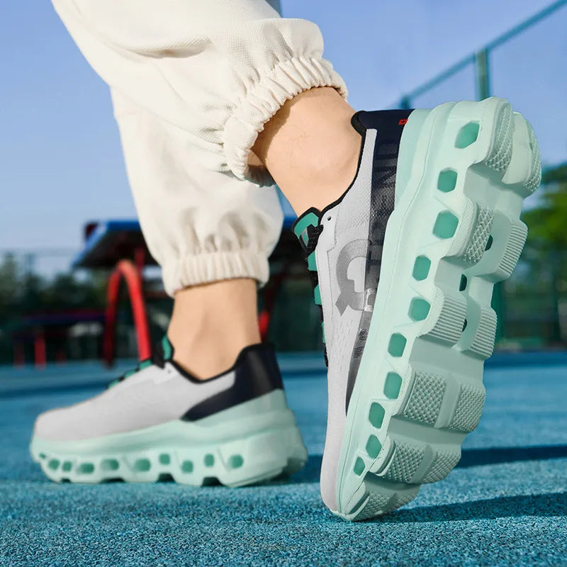 WALKWHITUS ™️Fashionable cushioning running shoes, sports new fashion casual breathable mesh men's shoes, trendy shoes