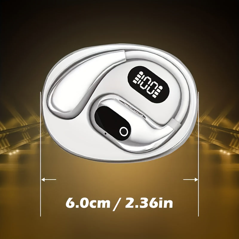 ZONE™️2025 new AI real-time translation headset, LED power display, 144 language translation headset, Type-C charging port, compatible with all smartphones, sports, business, games, study,