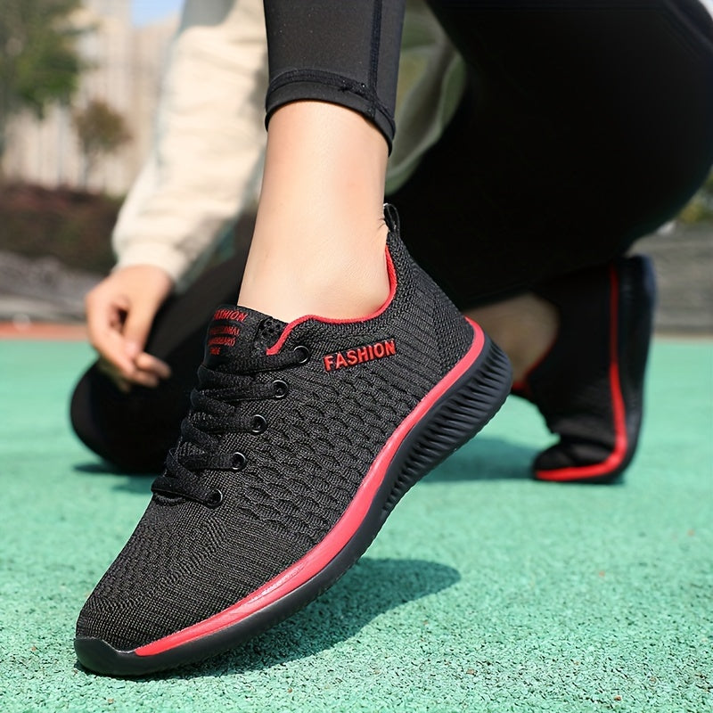 FEET™️Women's Shoes Lightweight Lace-Up Casual Sneakers, Breathable Soft Sole Platform Lace Up Walking Shoes, Comfortable Fashion Footwear plus size