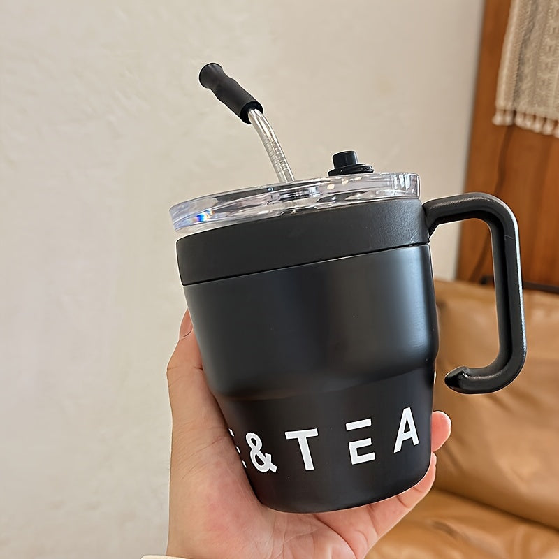 MOOCAFE ™16oz Stainless Steel Insulated Coffee Mug Perfect for Home, Office, Camping, Portable, Vacuum, Outdoor