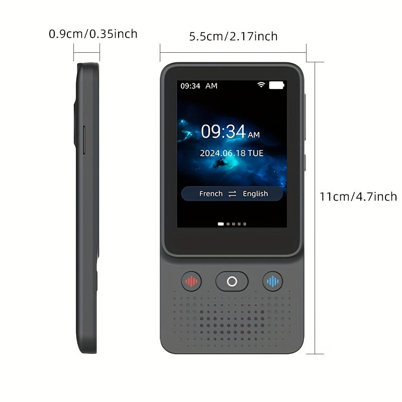 "Talk Anywhere™ – Your Pocket AI Language Companion ChatGPT AI Translator Device 138 Languages,