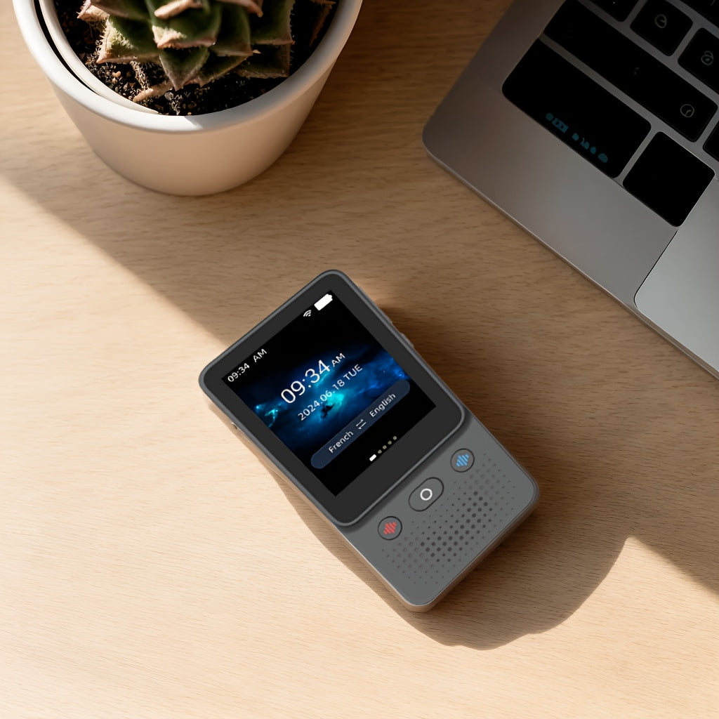 "Talk Anywhere™ – Your Pocket AI Language Companion ChatGPT AI Translator Device 138 Languages,