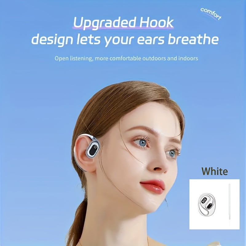 ZONE™️2025 new AI real-time translation headset, LED power display, 144 language translation headset, Type-C charging port, compatible with all smartphones, sports, business, games, study,