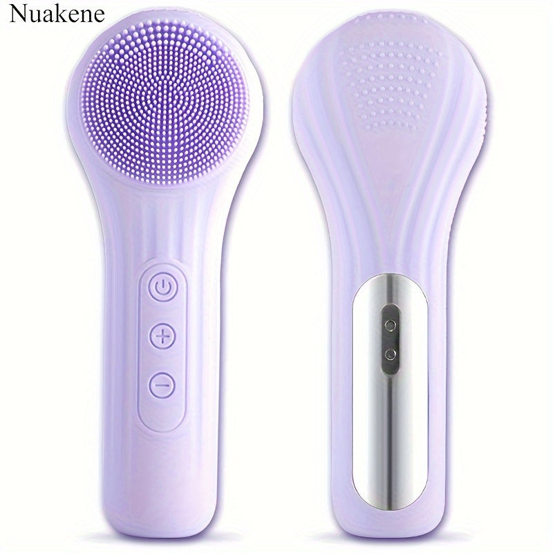 HYDRI ™Electric Facial Cleanser Brush, Silicone Face Scrubber, Face Wash Brush for Men & Women,
