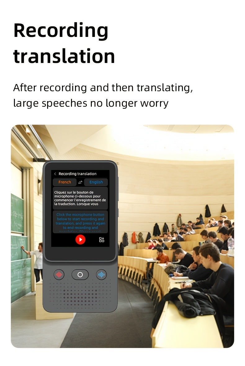 "Talk Anywhere™ – Your Pocket AI Language Companion ChatGPT AI Translator Device 138 Languages,