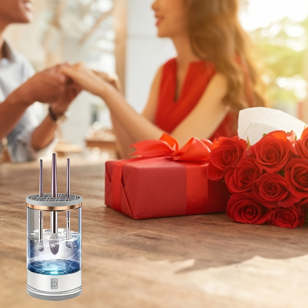 DEEP CLEAN™️Electric Makeup Brush Cleaner Gadget Quick & Efficient, Portable Design,