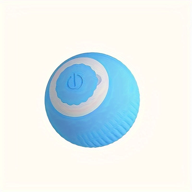 1pc MEOW Smart Interactive Cat Toy Automatic Rolling Ball Self-Entertainment And Teasing Cat Stick Cat Ball Cat Electric Toy
